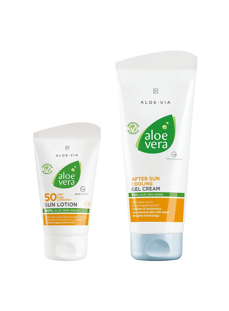 Limitiertes Aloe Vera High-Protection-Sun-Set LSF 50