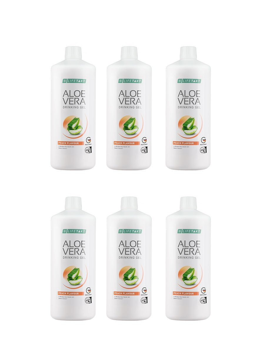 LR 6er Pack: Aloe Vera Drinking Gel Pfirsich/Peach Geschmack